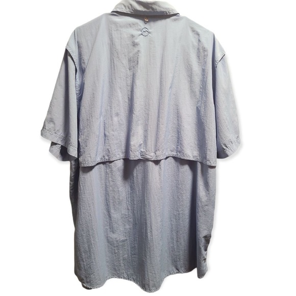 Magellan Outdoors Mag Chill Fish Gear Angler fit Mens short sleeve button up - Picture 6 of 6